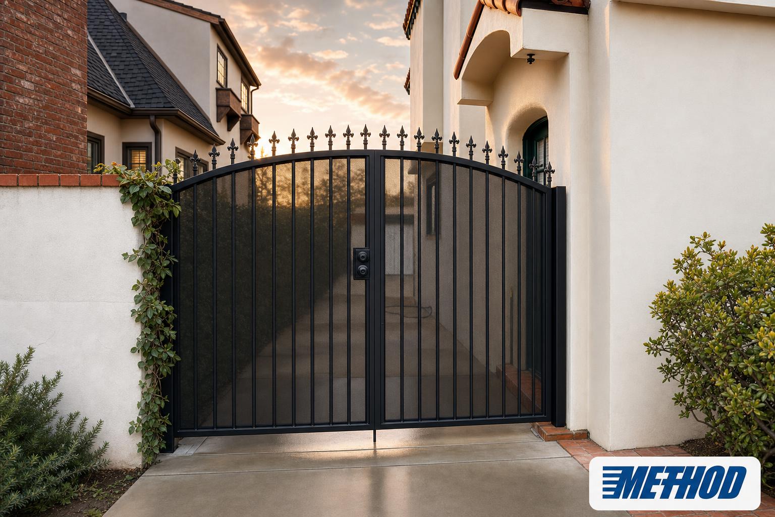 390 S Grand Oaks Ave completed gate and fence project