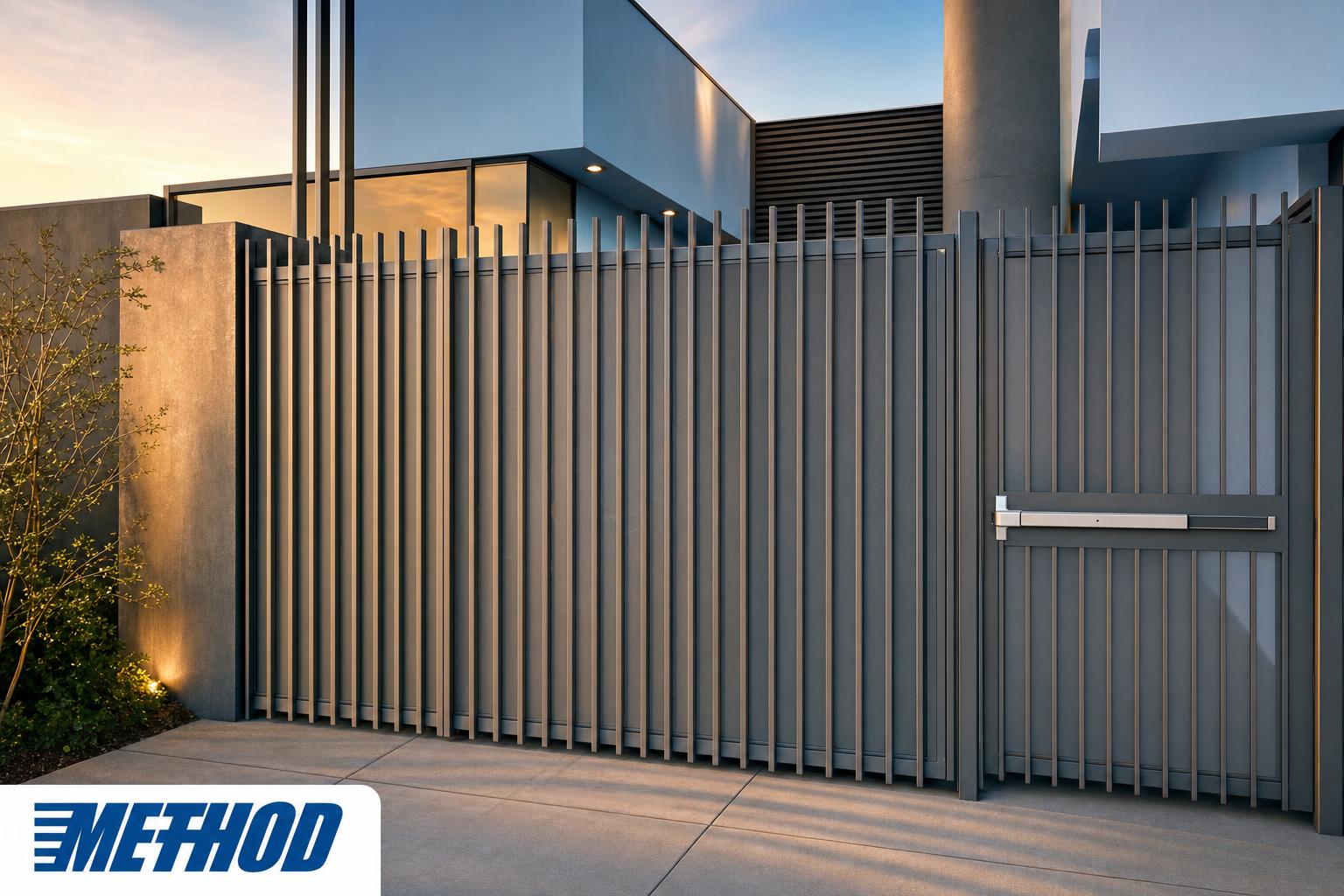 commercial lincoln completed gate and fence project
