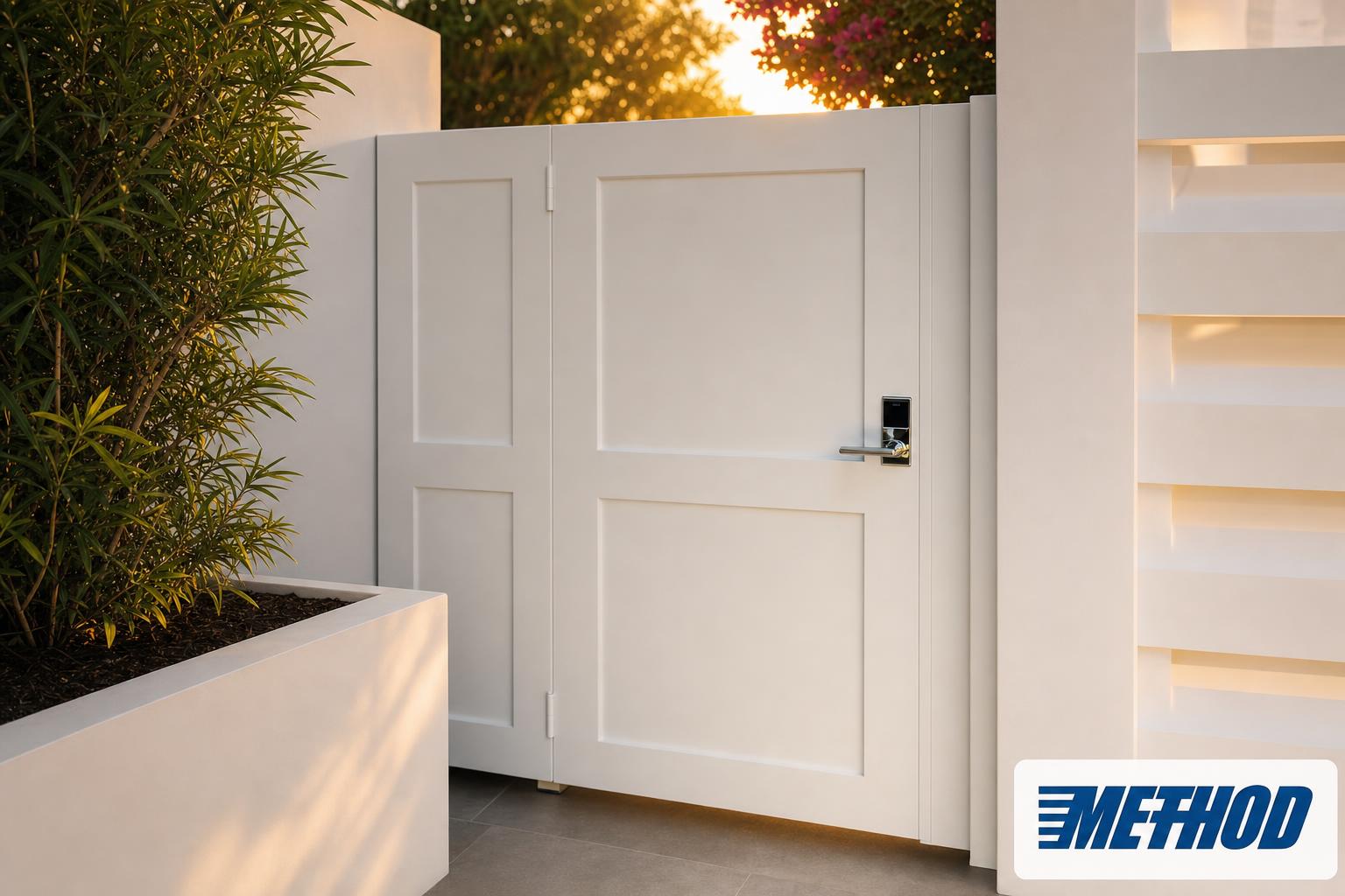 MEDIO DR completed gate and fence project